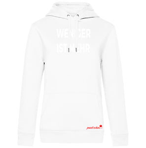 WENIGER IST MEHR  №7 | Klassisch geschnittener Damen Hoodie